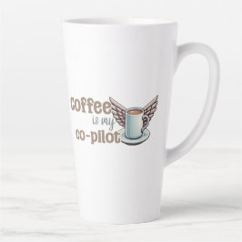 Caneca De Café Latte Café é meu copiloto