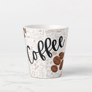 Caneca De Café Latte Café é minha linguagem do amor