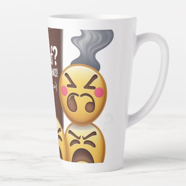 Caneca De Café Latte Café Engraçado Lover Latte Mug (Direita)