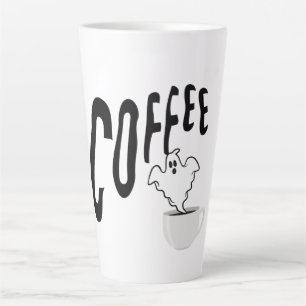 Caneca De Café Latte Café Fantasma   Assombrado como Inferno!
