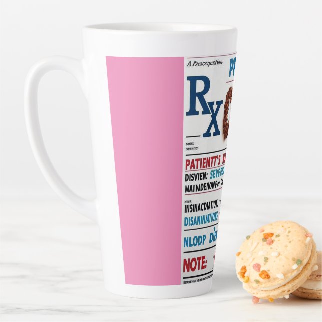 Caneca De Café Latte Café Funny Mug NaThuiArt (In Situ)