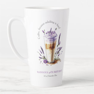 Caneca De Café Latte Café Latte Aniversário Personalizado