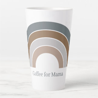 Caneca De Café Latte Café para Mama Rainbow Mug