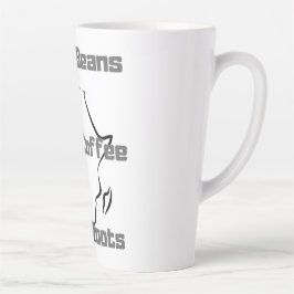 Caneca De Café Latte Café preto