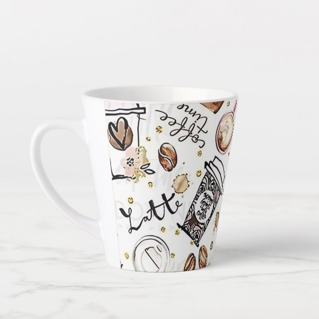 Caneca De Café Latte café primeiro (Esquerda)