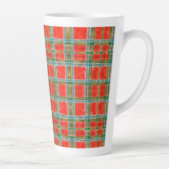 Caneca De Café Latte Cãibra MAC TARTAN Tall Latte (Direita)