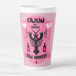 Caneca De Café Latte Cajun e Creole Cooks