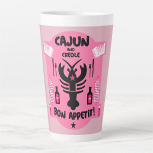 Caneca De Café Latte Cajun e Creole Cooks