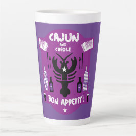 Caneca De Café Latte Cajun e Creole Cooks