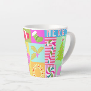 Caneca De Café Latte Calendário Antecipado de Natal