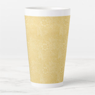 Caneca De Café Latte Calêndula por William Morris, Flores de Jardim Vin