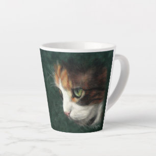 Caneca De Café Latte Calico cat kitten