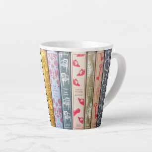 Caneca De Café Latte Calligram Jane Austen