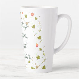 Caneca De Café Latte Calm Winter Mug – Cozy Minimal Design