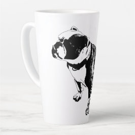 Caneca De Café Latte Calor Enquanto Espera