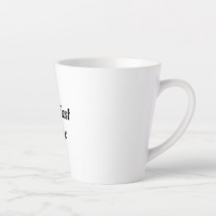 Caneca De Café Latte Cama de vinho do café da manhã