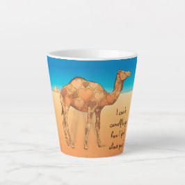 Caneca De Café Latte Camelflouge