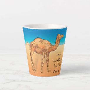 Caneca De Café Latte Camelflouge