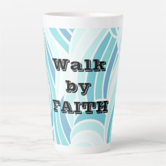 Caneca De Café Latte Caminhada por Faith Water Design