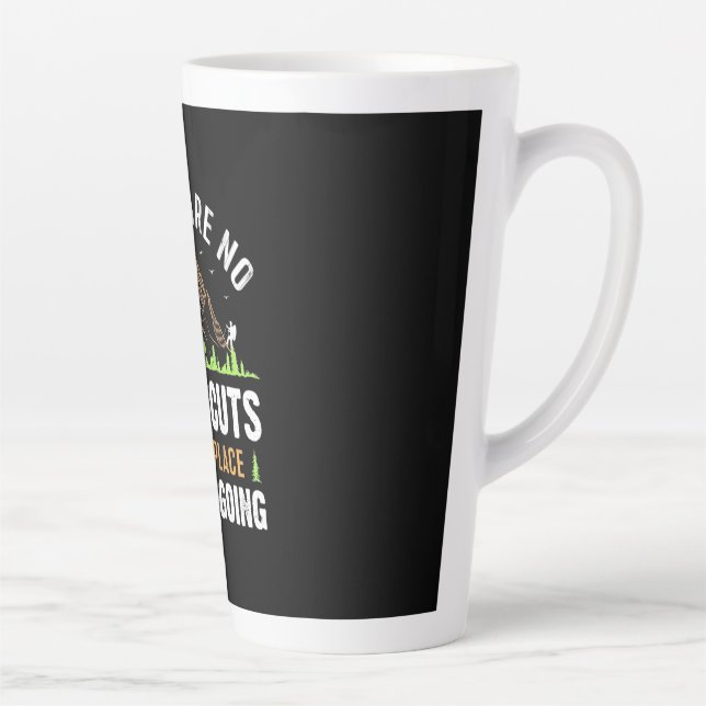 Caneca De Café Latte Caminhando Não Há Atalhos (Direita)