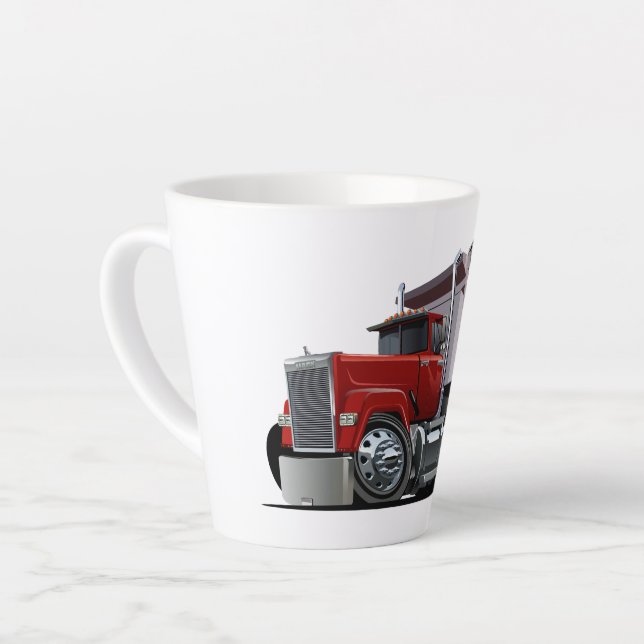 Caneca De Café Latte Caminhão de animação (Ângulo esquerdo)