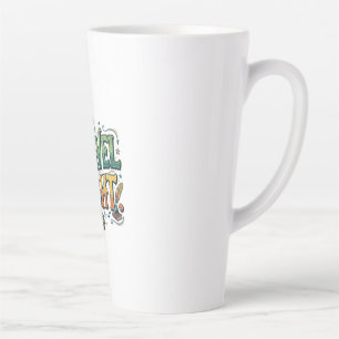 Caneca De Café Latte Camisa Gráfica de Aventura Minimalista – Viaje Lev