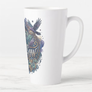 Caneca De Café Latte Camiseta com a Máxima Negrito 'Nós Não Semearmos'