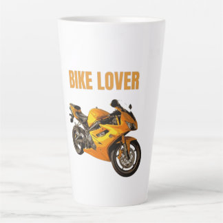 Caneca De Café Latte Camiseta de Motocicleta para Amante de Bicicleta |