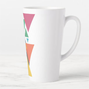 Caneca De Café Latte Camiseta Manga Longa ADOM Geometric Art