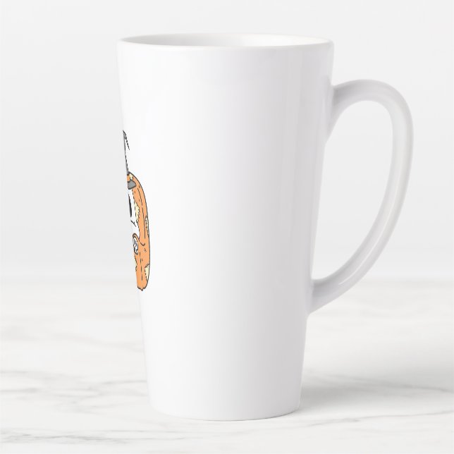 Caneca De Café Latte Camisetas, Camisas Masculinas, Camisas Fantásticas (Direita)