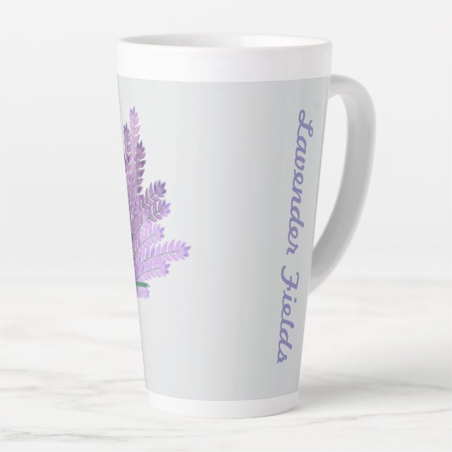 CANECA DE CAFÉ LATTE CAMPOS LAVANDA (Ângulo direito)