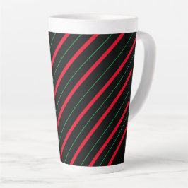 Caneca De Café Latte Candy Cane Holiday Latte Mug