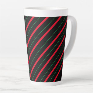 Caneca De Café Latte Candy Cane Holiday Latte Mug