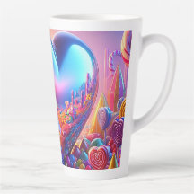 Candyland Pinball Heart Mug