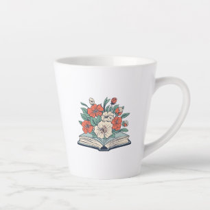 Caneca De Café Latte Caneca Book Latte