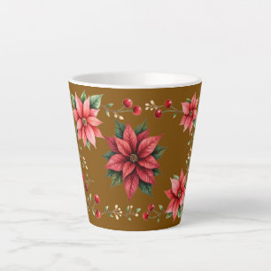 Caneca De Café Latte Caneca Café Latte Flores da Aleluia do Salão
