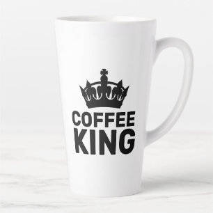 Caneca De Café Latte Caneca COFFE KING COFFEE DAD LATTE
