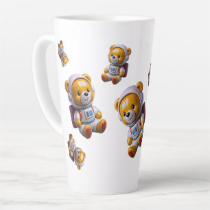 Caneca De Café Latte Caneca de Astronauta Teddy Latte