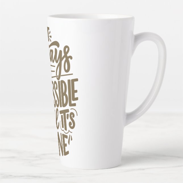 Caneca De Café Latte Caneca de Latte (Direita)