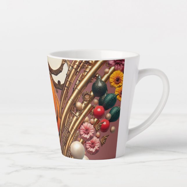 Caneca De Café Latte Caneca de Latte (Direita)
