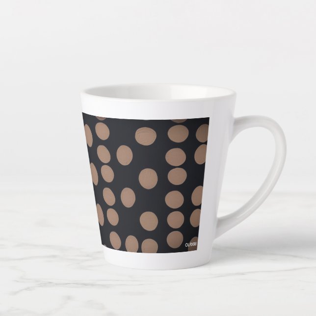 Caneca De Café Latte Caneca de Latte (Direita)
