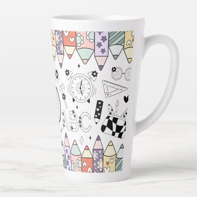 Caneca De Café Latte Caneca de Latte (Direita)