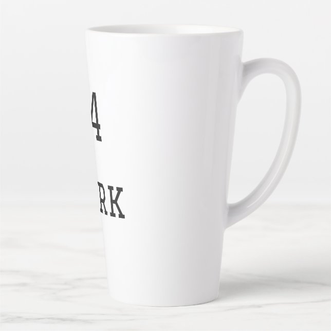 Caneca De Café Latte Caneca de Latte (Direita)