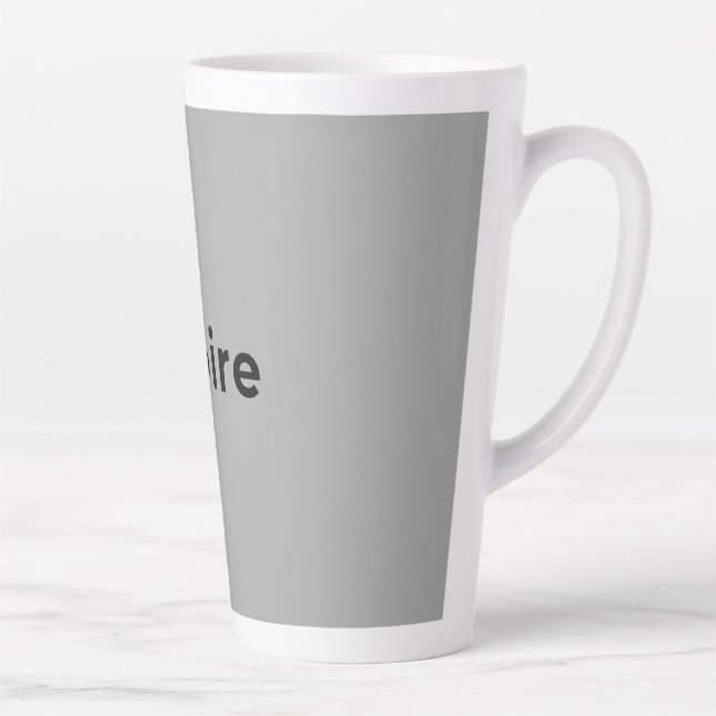 Caneca De Café Latte Caneca de Latte (Direita)