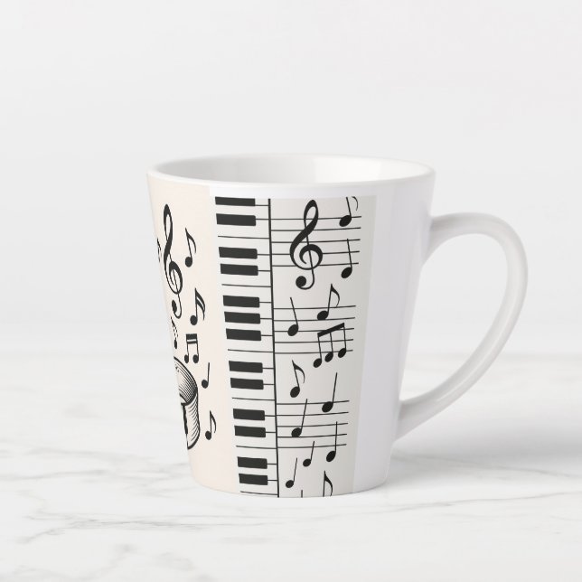 Caneca De Café Latte Caneca de Latte (Direita)