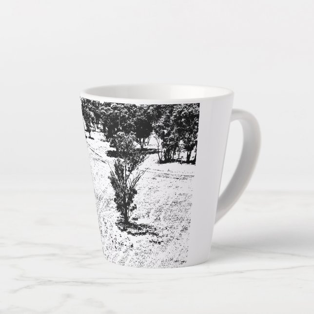 Caneca De Café Latte caneca de latte 340ml (Ângulo direito)