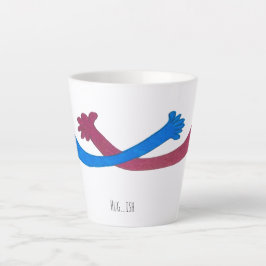 Caneca De Café Latte Caneca de Latte Abraço...Ish, sinta-se amado em ca