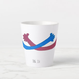 Caneca De Café Latte Caneca de Latte Abraço...Ish, sinta-se amado em ca