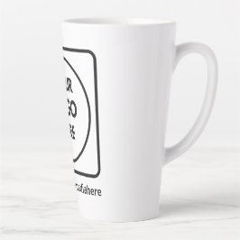 Caneca De Café Latte Caneca de latte alta 17oz com logotipo personaliza