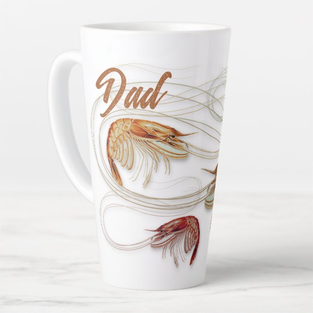 Caneca De Café Latte Caneca de Latte Alta para Pai Pescador de Isca de  (Ângulo esquerdo)